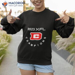 dc defender xfl champions 2023 shirt sweatshirt 1