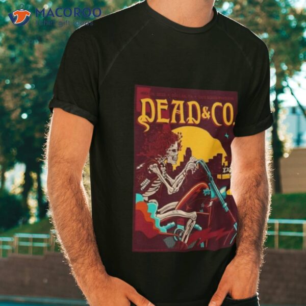 Dead & Co Dallas, Tx 2023 Final Tour Poster Shirt