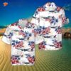 Delta Airlines 767 Fourth Of July Hawaiian Shirt