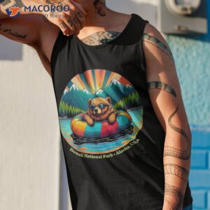 denali np ak bear animals wearing sunglasses kids amp adults shirt tank top 1