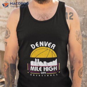 denver basketball retro mile high city vintage 2023 shirt tank top