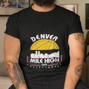 denver basketball retro mile high city vintage 2023 shirt tshirt