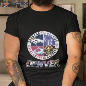 denver nuggets 2023 and denver sports teams logo shirt tshirt