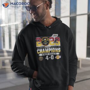 denver nuggets 2023 western conference champions 4 0 matchup shirt hoodie 1