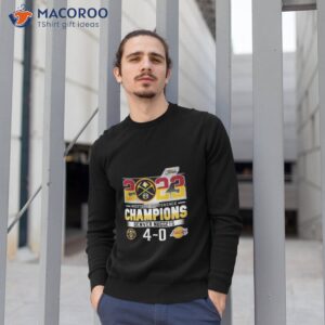 denver nuggets 2023 western conference champions 4 0 matchup shirt sweatshirt 1