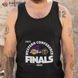 denver nuggets vs los angeles lakers 2023 western finals match up nba playoff shirt tank top