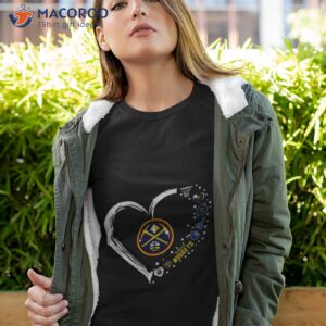 Denver Nuggets Western Conference Glitter Heart 2023 Shirt