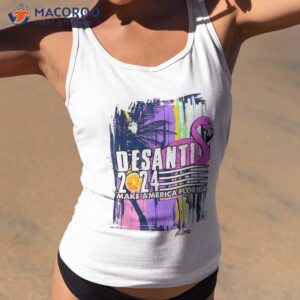 desantis 2024 make america florida flamingo trump v shirt tank top 2 1