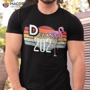 desantis 2024 make america florida flamingo trump v shirt tshirt