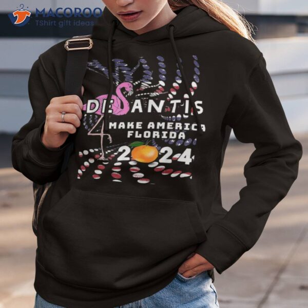 Desantis 2024 Shirt Make America Florida Pink Flamingo