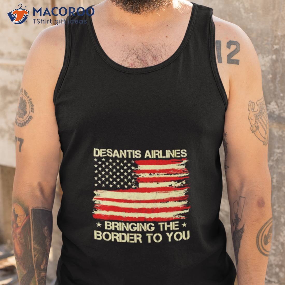 Desantis Airlines Bringing The Border To You Usa Flag Shirt Desantis Airlines Bringing The Border To You Usa Flag Shirt