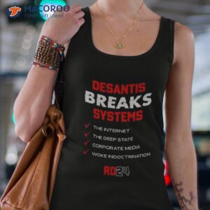 Desantis Breaks Systems The Internet The Deep State Corporate Media Woke Indoctrination Shirt 2 desantis breaks systems the internet the deep state corporate media woke indoctrination shirt tank top 4