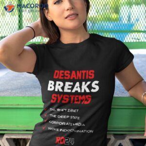 Desantis Breaks Systems The Internet The Deep State Corporate Media Woke Indoctrination Shirt 3 desantis breaks systems the internet the deep state corporate media woke indoctrination shirt tshirt 1