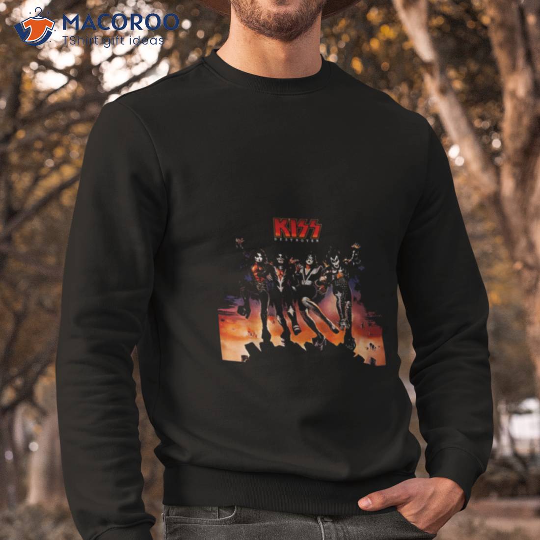 Destroyer 90s Kis Band Design Shirt Destroyer 90s Kis Band Design Shirt