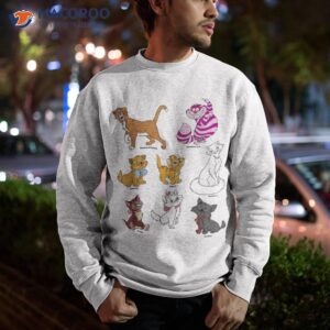 disney mickey and friends cats portraits shirt sweatshirt