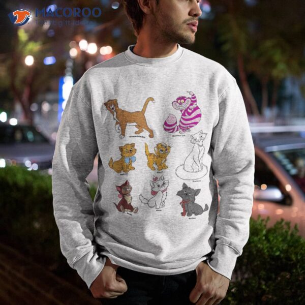 Disney Mickey And Friends Cats Portraits Shirt