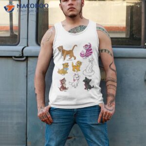 disney mickey and friends cats portraits shirt tank top 2