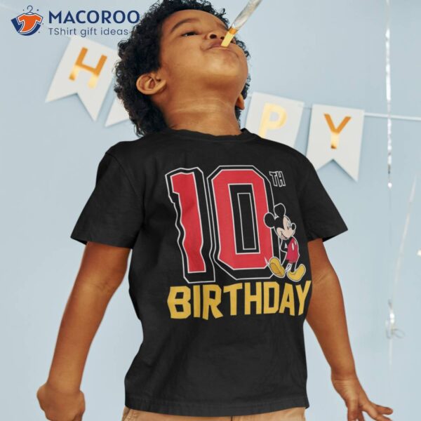 Disney Mickey Mouse 10th Birthday Shirt