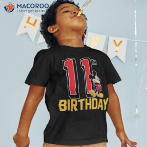 disney mickey mouse 11th birthday shirt tshirt