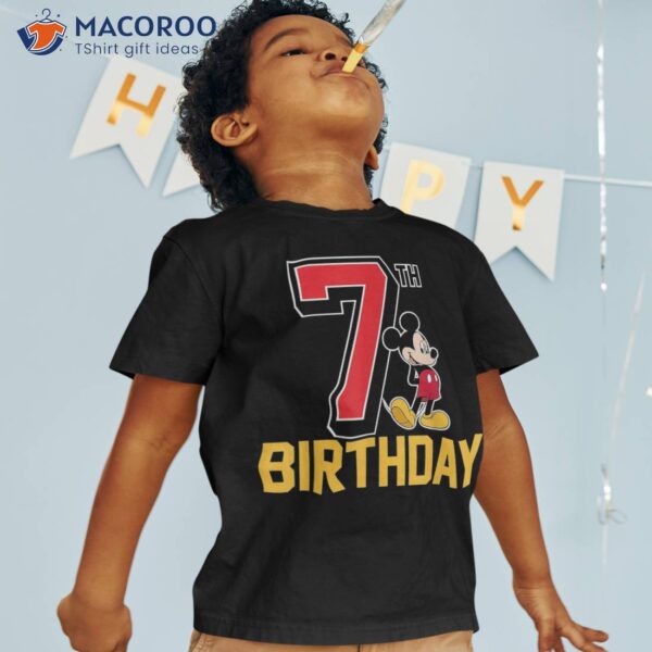 Disney Mickey Mouse 7th Birthday Shirt