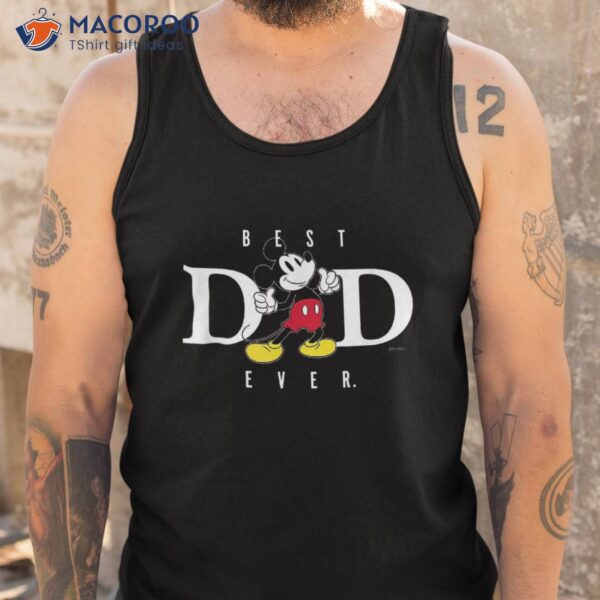 Disney Mickey Mouse Best Dad Ever Thumbs Up Father&acirc;€™s Day Shirt