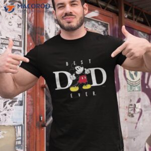 disney mickey mouse best dad ever thumbs up father amp acirc amp 128 amp 153 s day shirt tshirt 1 1
