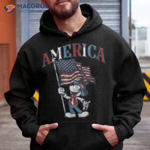 disney mickey mouse with american flag usa shirt hoodie