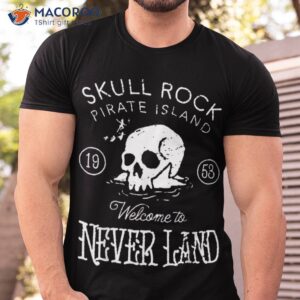disney peter pan skull rock vintage graphic shirt tshirt