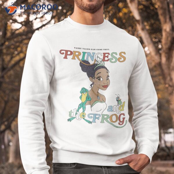 Disney Princess And The Frog Tiana Naveen Portrait Shirt