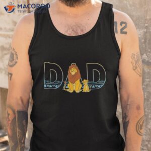 disney the lion king simba and mufasa dad shirt tank top