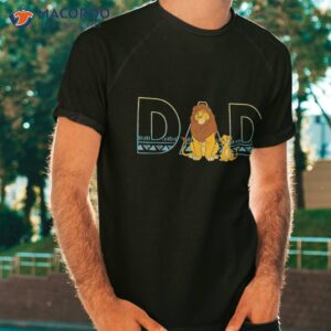 disney the lion king simba and mufasa dad shirt tshirt