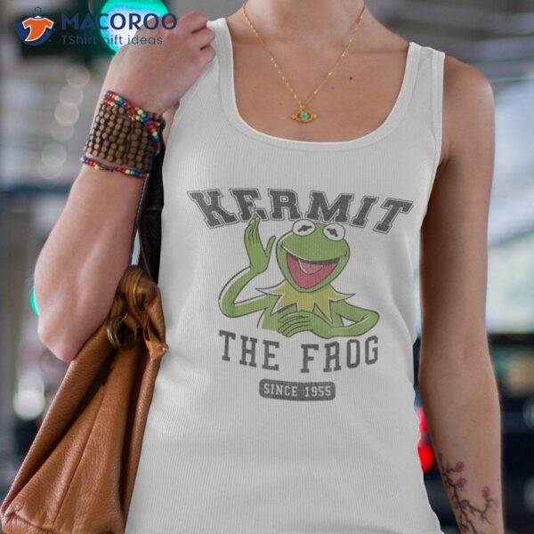 Disney The Muppets Kermit Frog Since 1955 Collegiate Shirt