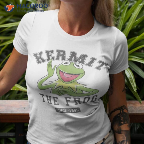 Disney The Muppets Kermit Frog Since 1955 Collegiate Shirt