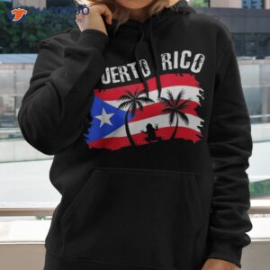 distressed style puerto rico frog gift design rico shirt hoodie 2