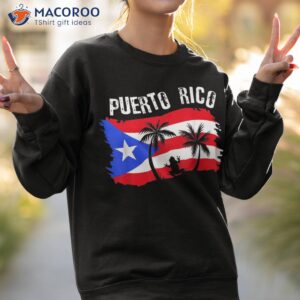 distressed style puerto rico frog gift design rico shirt sweatshirt 2