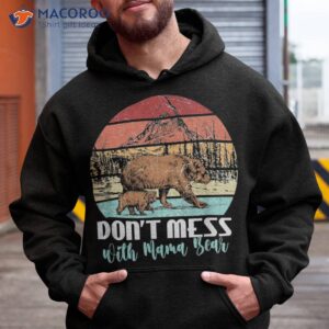 distressed vintage don t mess with mama bear shirt hoodie