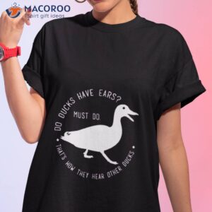 Do Ducks Have Ears Good Omens Shirt Do Ducks Have Ears Good Omens Shirt