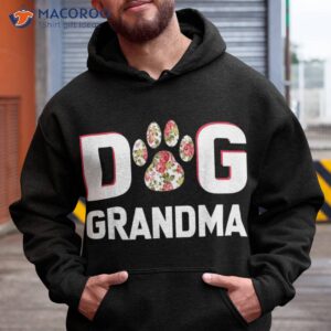 dog grandma flower puppy lover shirt hoodie