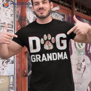 dog grandma flower puppy lover shirt tshirt 1