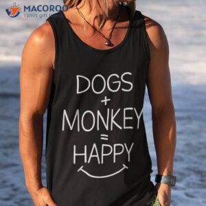 dog owner funny monkey lover shirt tank top