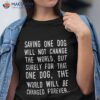 Dog Rescue Humane Society Adoption Tshirt