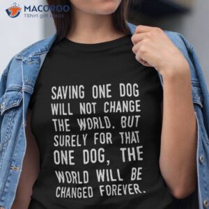 dog rescue humane society adoption tshirt tshirt