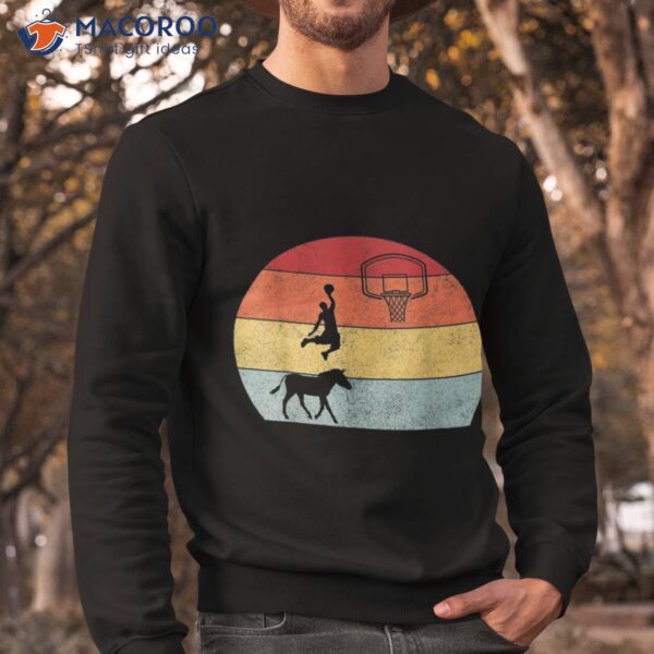 Donkey Basketball Player Coach Sport Ride Shirt