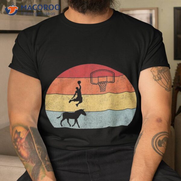 Donkey Basketball Player Coach Sport Ride Shirt