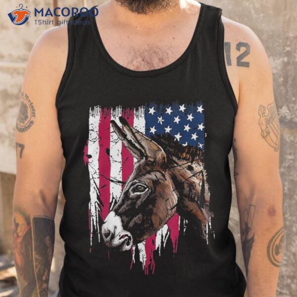 Donkey Farmer American Flag Usa , Shirt