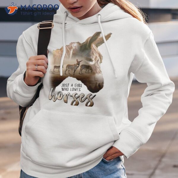 Donkey Just A Girl That Loves Horses Shirt