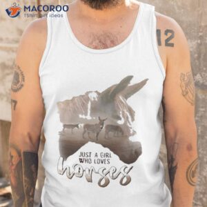 donkey just a girl that loves horses shirt tank top