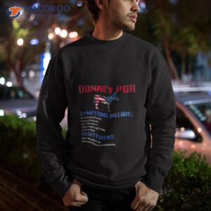 Donkey Pox The Disease Destroys America Donkeypox Retro 2023 Shirt 2 donkey pox the disease destroys america donkeypox retro 2023 shirt sweatshirt