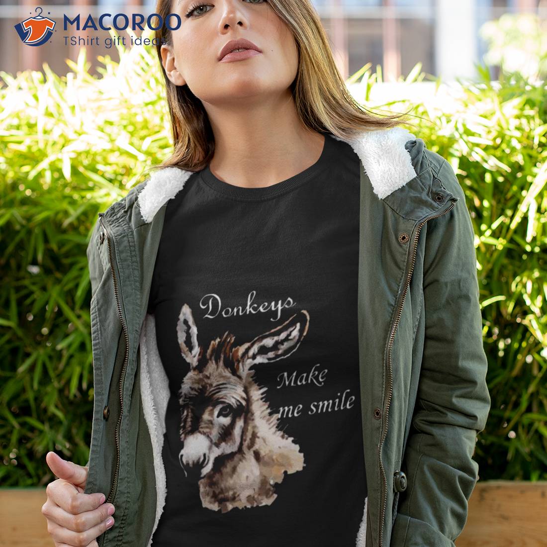 Donkeys Make Me Smile Cute Miniature Donkey Mini Donkey Shirt Donkeys Make Me Smile Cute Miniature Donkey Mini Donkey Shirt