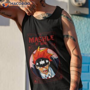 dot baarret mashle magic and muscles poster style shirt tank top 1